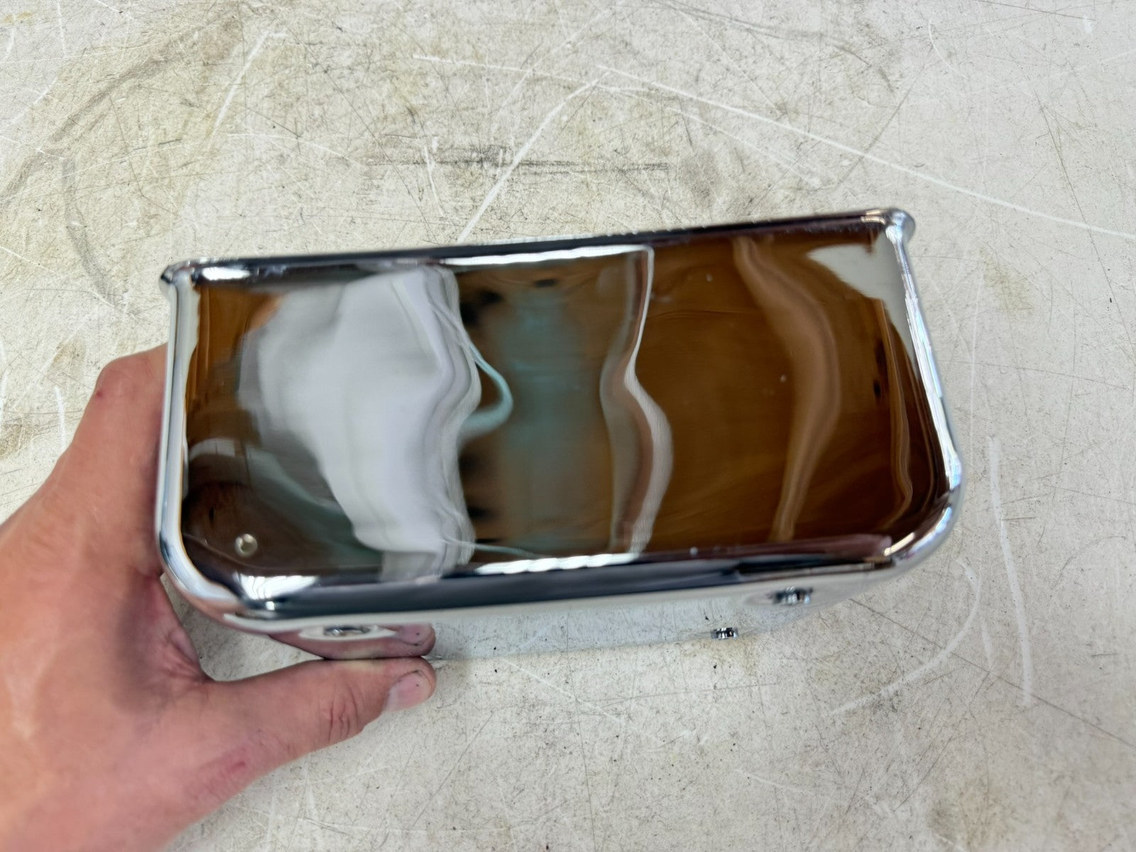 2003 HARLEY DYNA WIDE GLIDE Electrical Box Carrier & Chrome Cover
