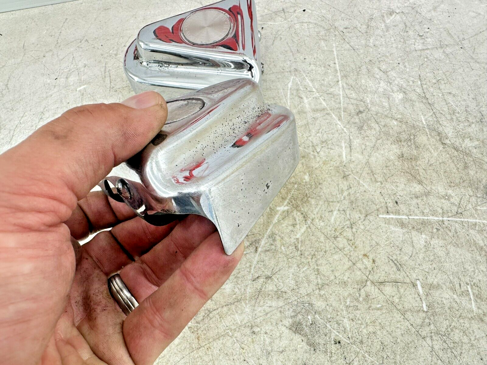 2002 HARLEY SOFTAIL Rear Axle Swing Arm Cover Guard OEM HD