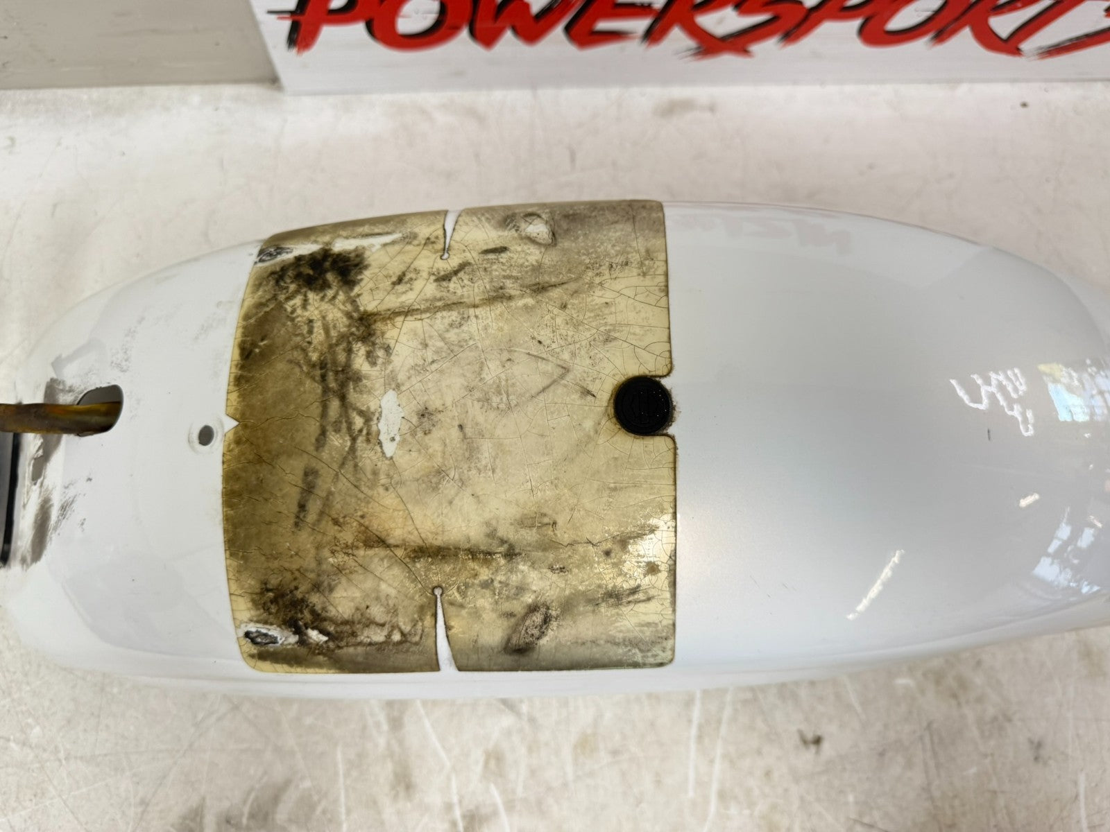 2003 HARLEY DYNA WIDE GLIDE Rear Fender Pearl White 100th Anniversary