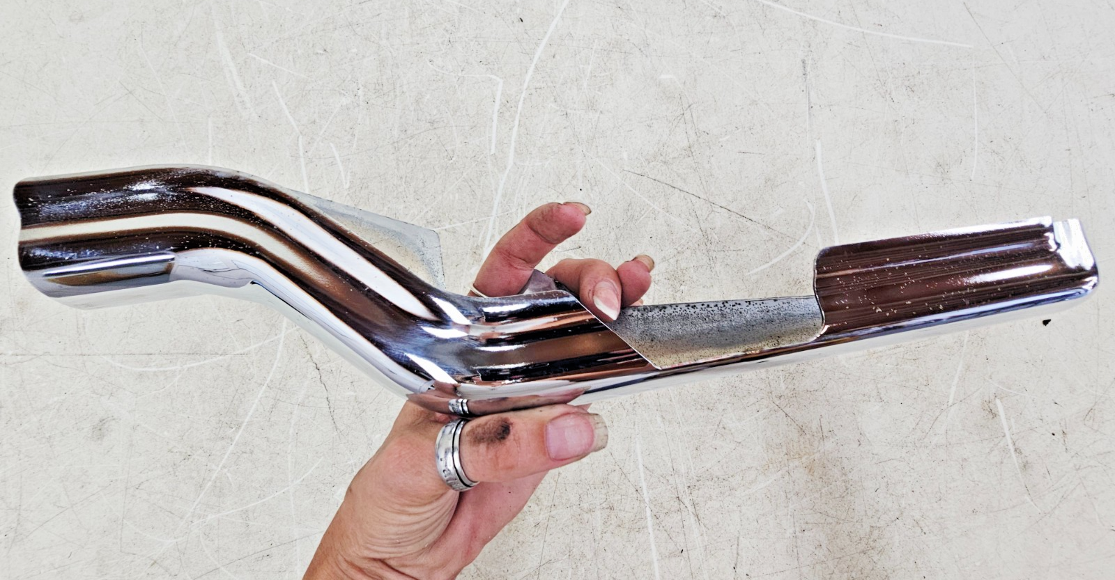 2003 HARLEY ELECTRA GLIDE Rear Strut Arm Frame Chrome Cover