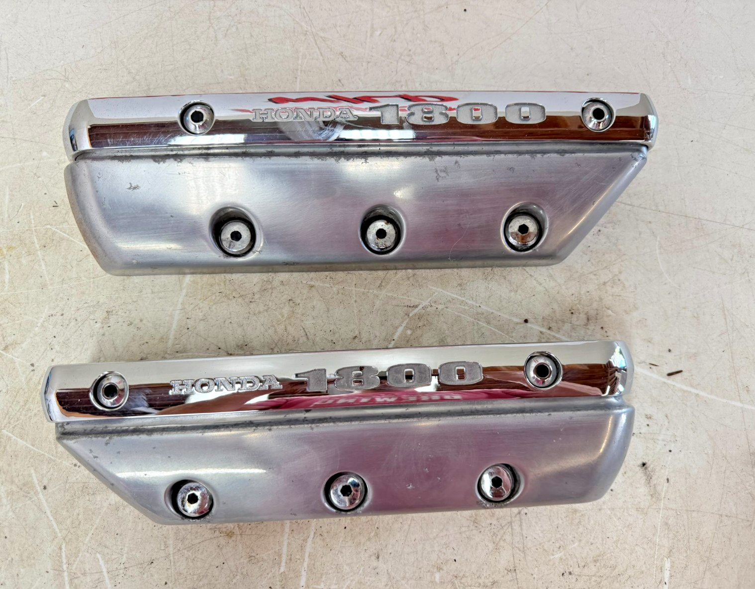 2002 Honda Goldwing GL1800 Engine Cylinder Head Valve Cover Right & Left Side