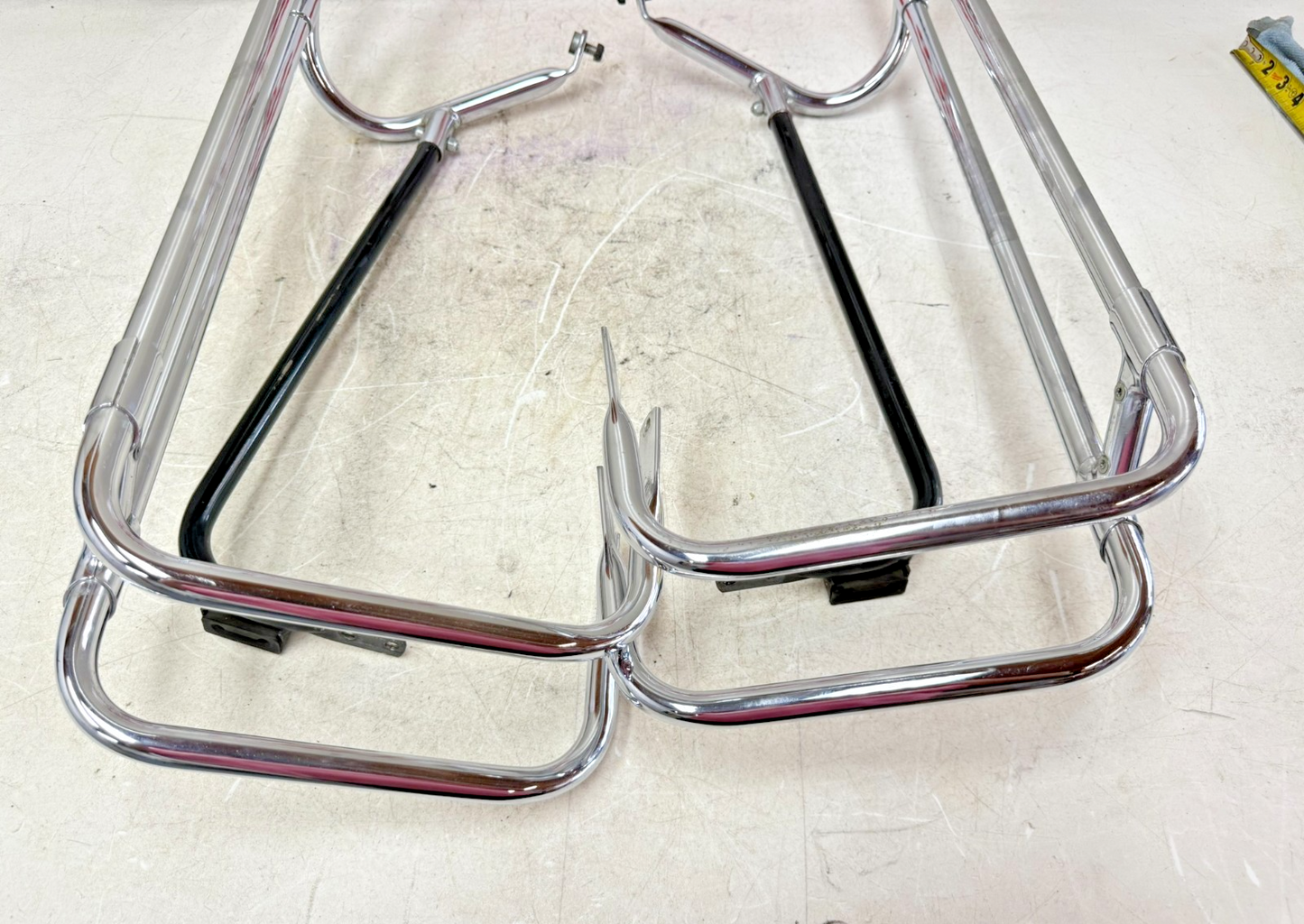 2003 HARLEY ELECTRA GLIDE Chrome Left Right Saddlebag Surround Bumper