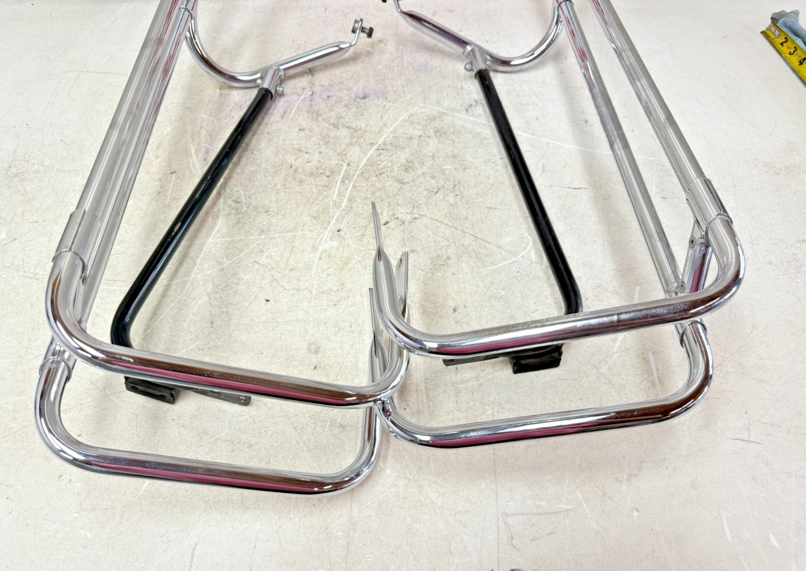 2003 HARLEY ELECTRA GLIDE Chrome Left Right Saddlebag Surround Bumper