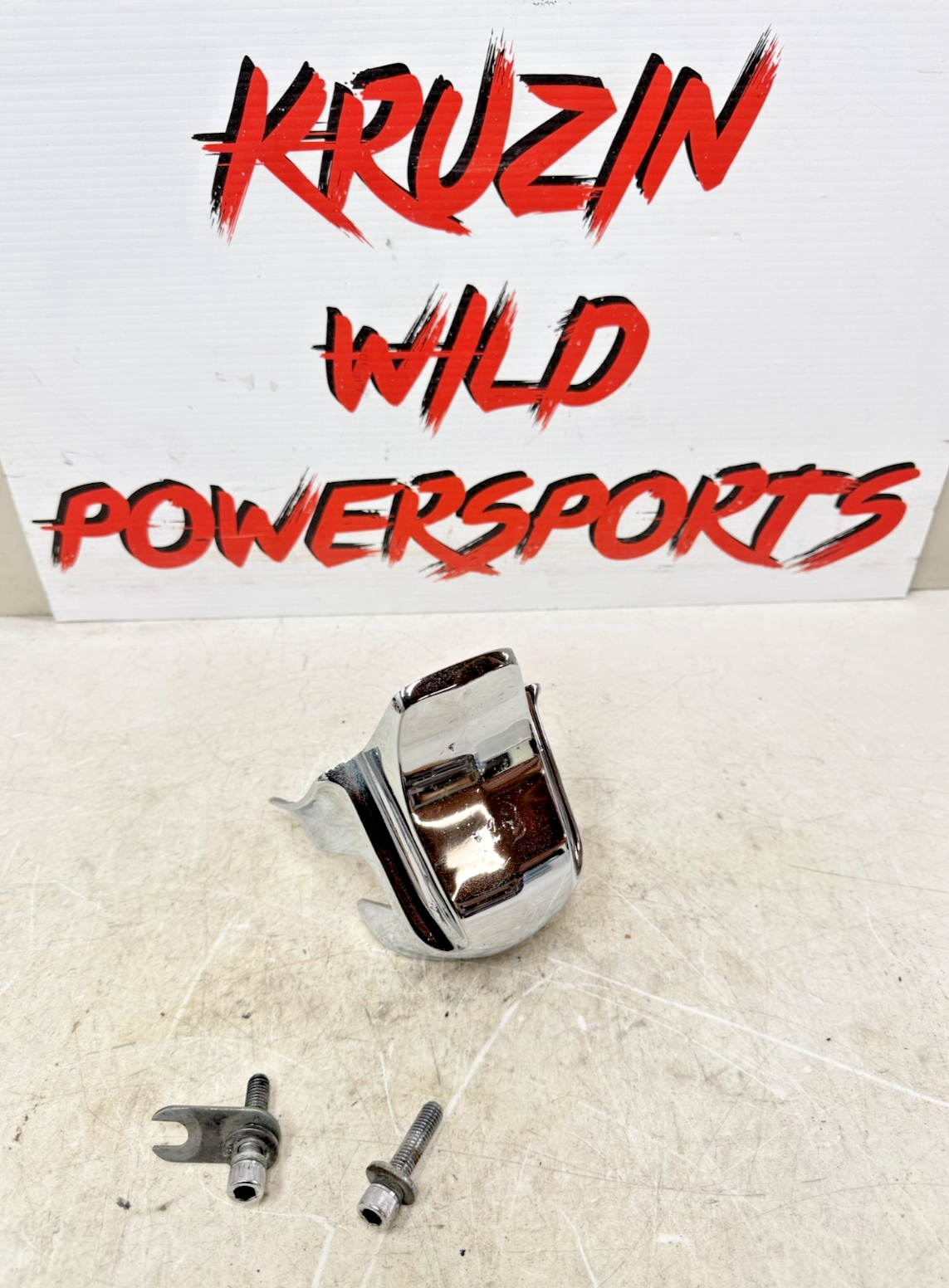 1993 HARLEY DYNA Wide Glide Chrome Front Lower Motor Mount Cover Guard