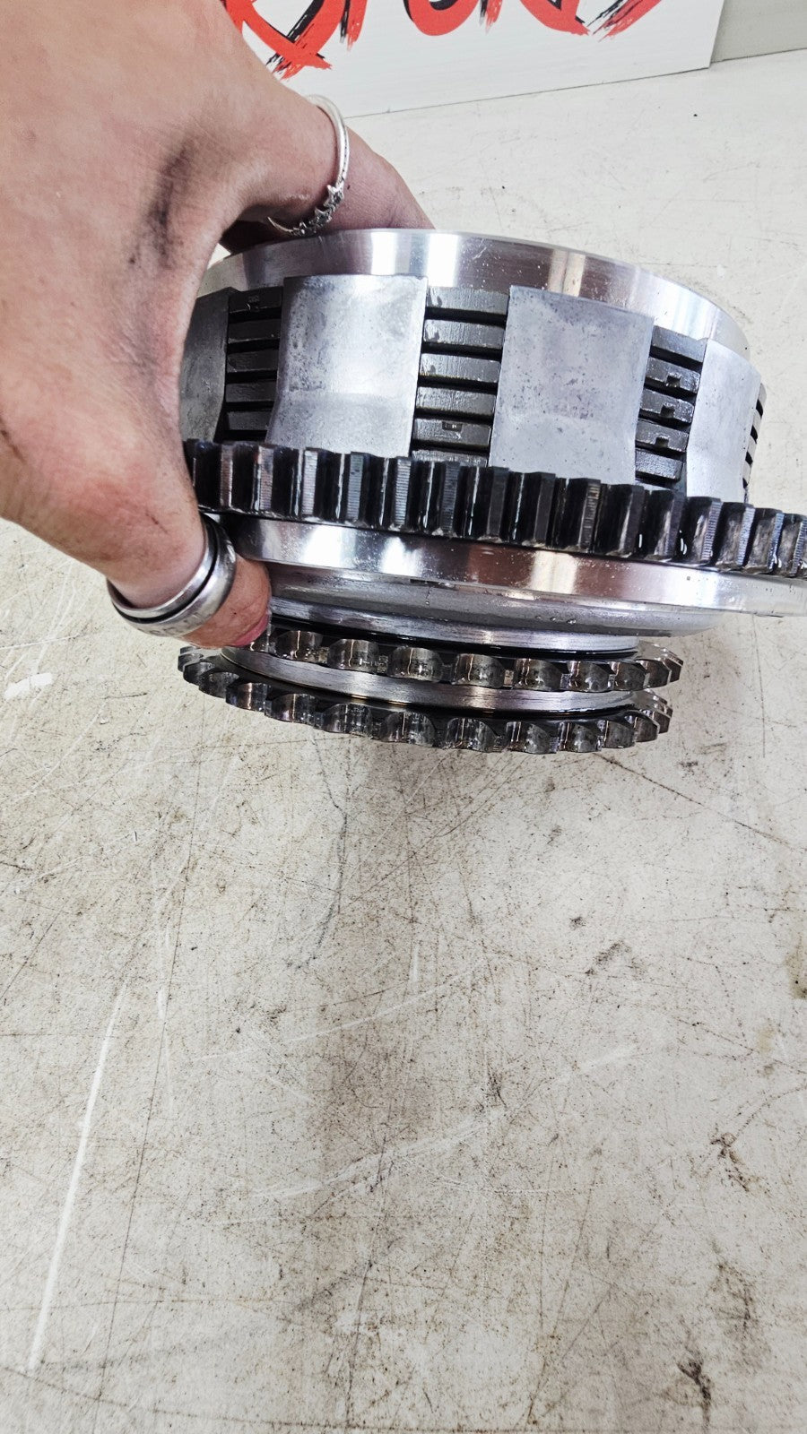 2000 HARLEY SOFTAIL DEUCE Primary Clutch Chain Compensator Jackshaft Gear