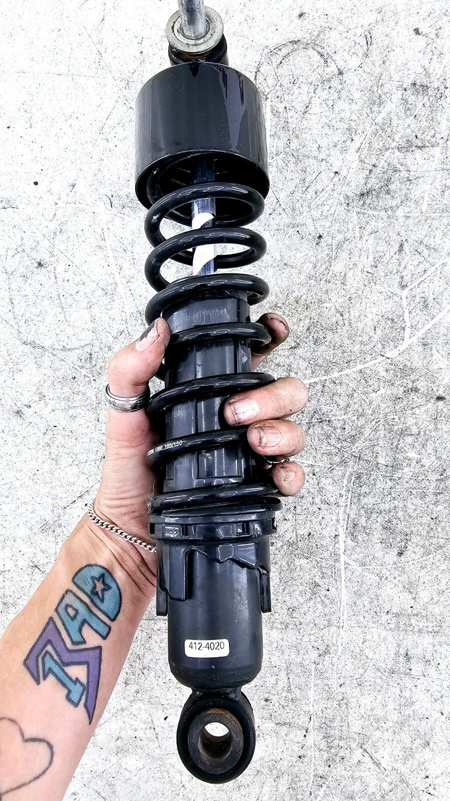 1994 HARLEY FLH ELECTRA GLIDE Left Right Rear Shock Progressive Suspension