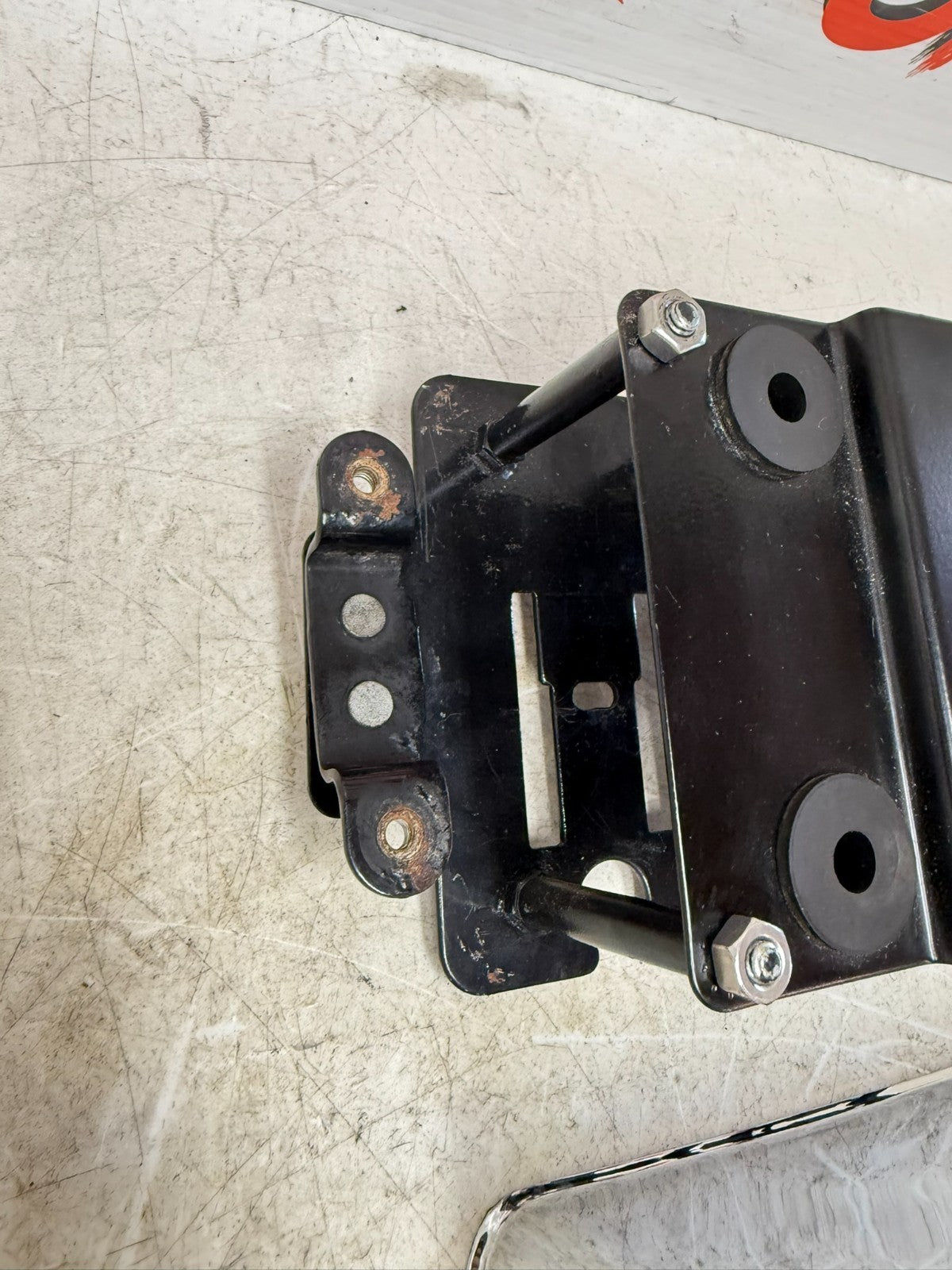 2003 HARLEY DYNA WIDE GLIDE Electrical Box Carrier & Chrome Cover