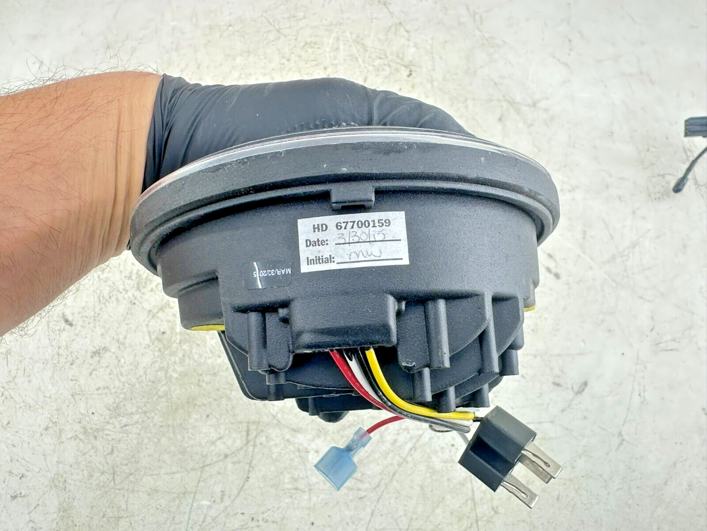 2001 HARLEY SOFTAIL Chrome Day Maker Projector LED Headlight 5.5" OEM HD