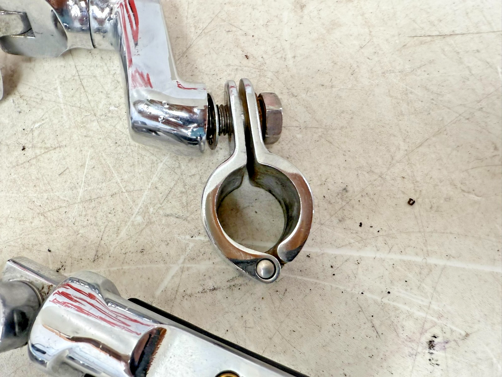 2001 HONDA VALKYRIE INTERSTATE Front Left Right Highway Foot Peg Chrome