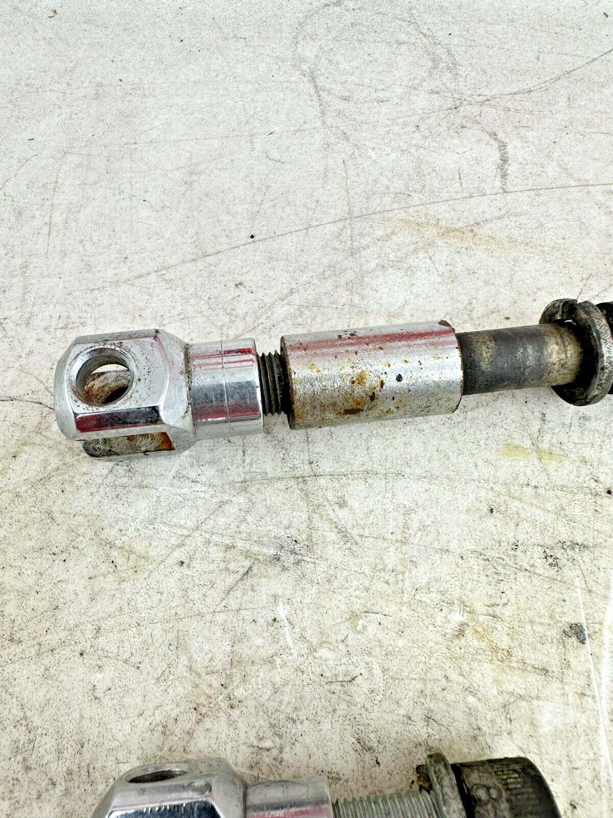 1996 HARLEY DAVIDSON SOFTAIL Passenger Footpeg Mounts OEM Rear Rider Pegs