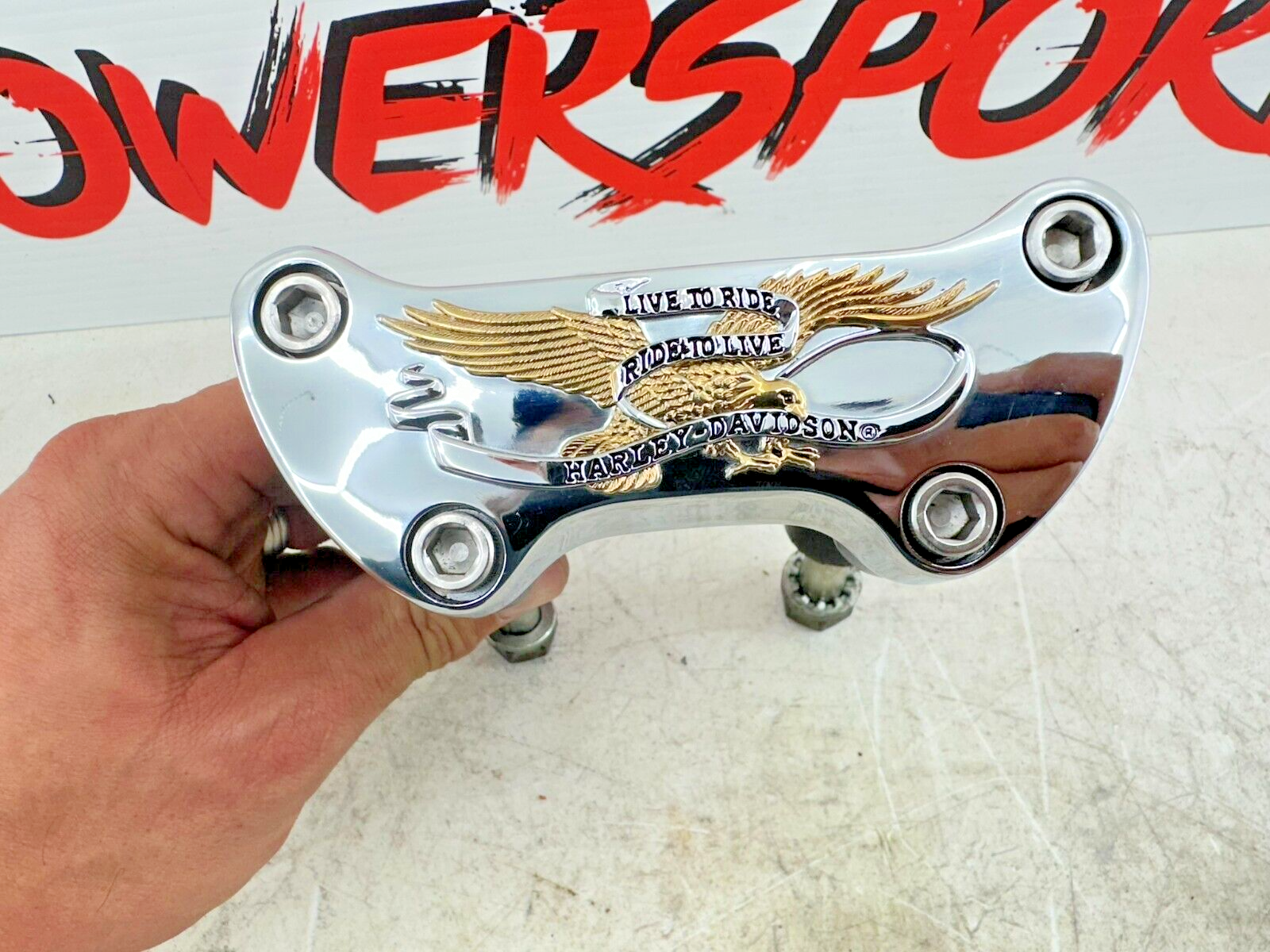 2002 HARLEY SOFTAIL Live To Ride Handlebar Clamp Riser