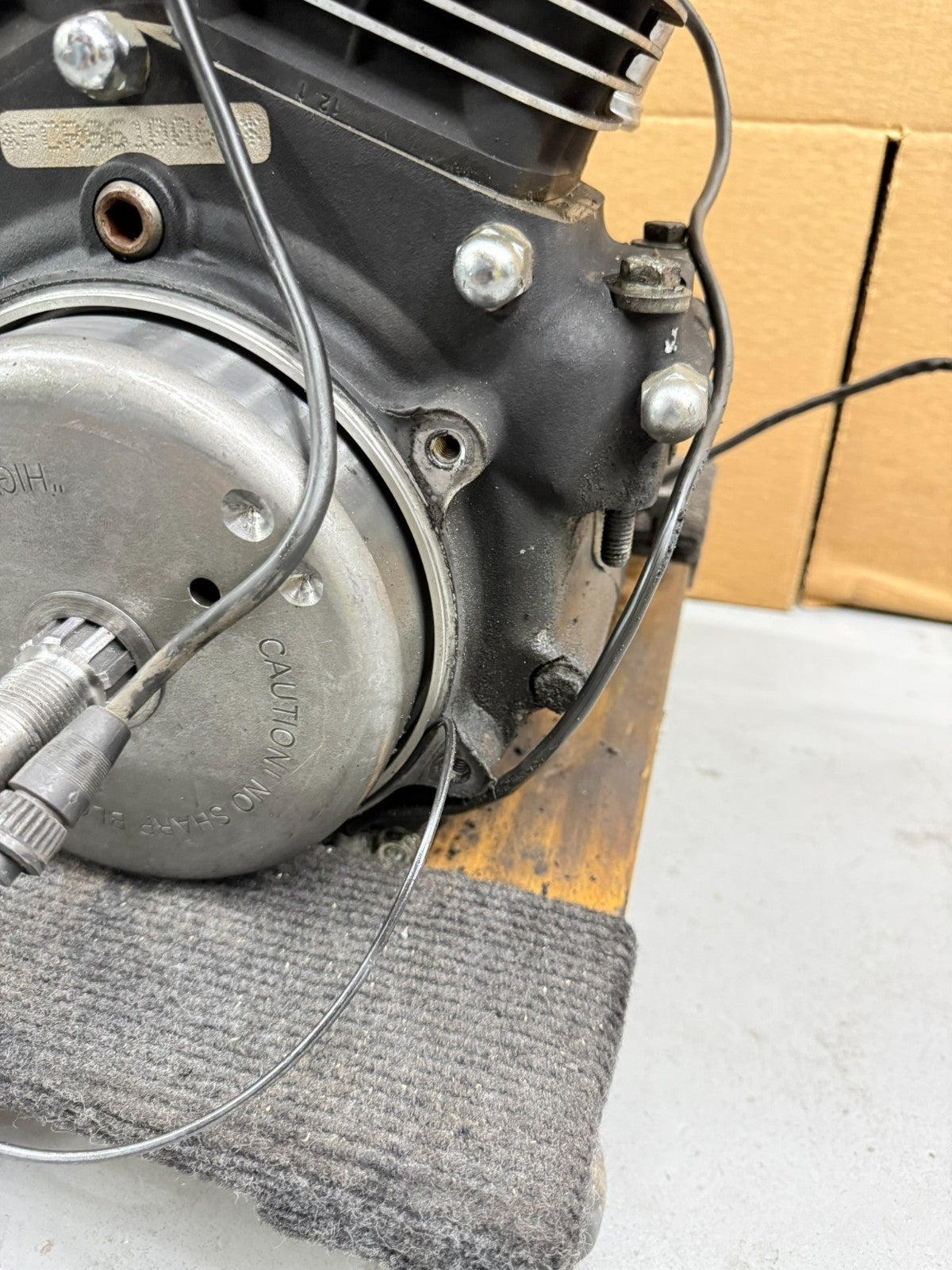 1995 HARLEY FLH ELECTRA GLIDE 1340 EVO Evolution Engine Motor 42k EFI SEE VIDEO