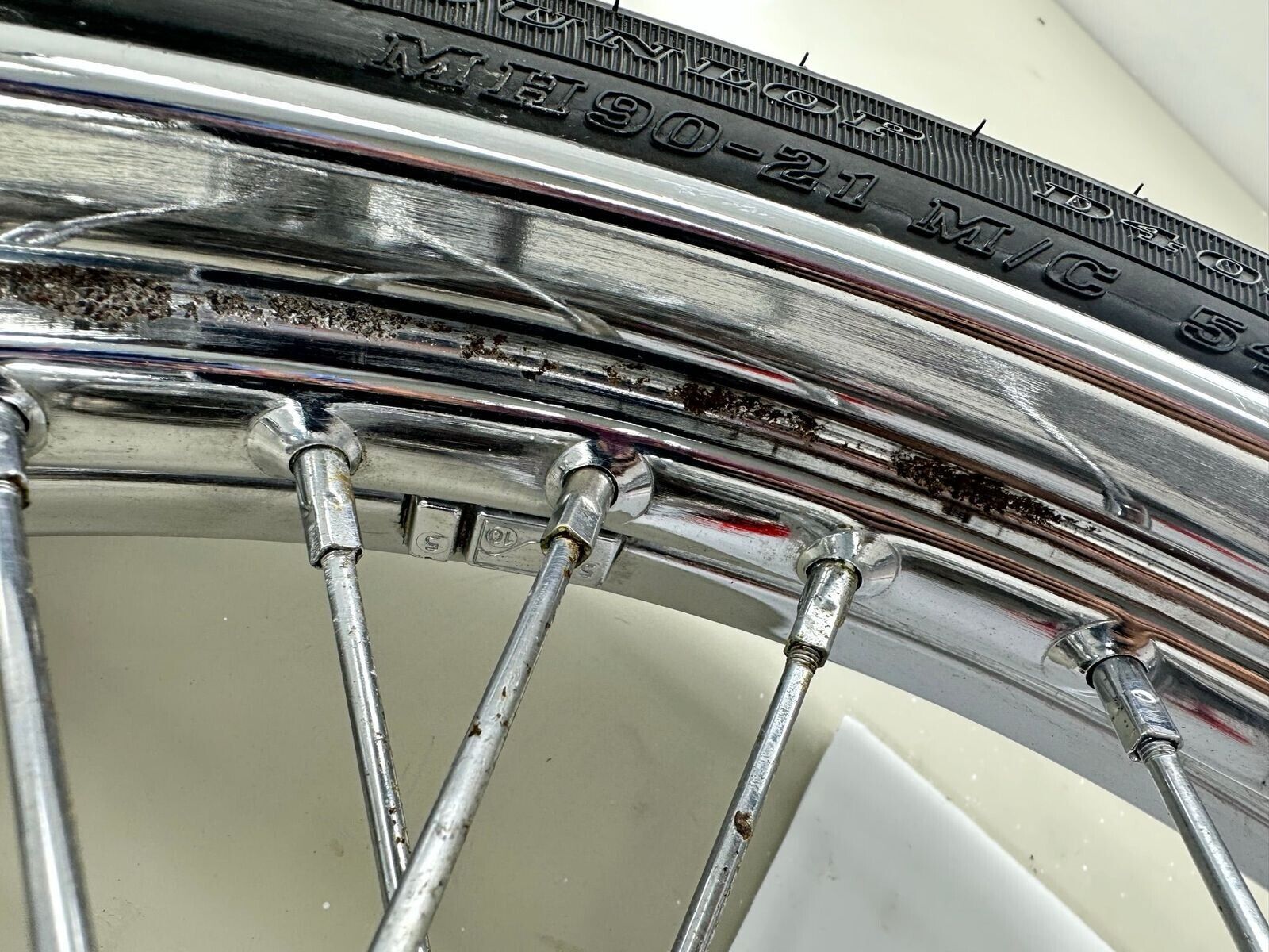 2003 HARLEY SOFTAIL 21" Front Wheel Rim (New) Tire