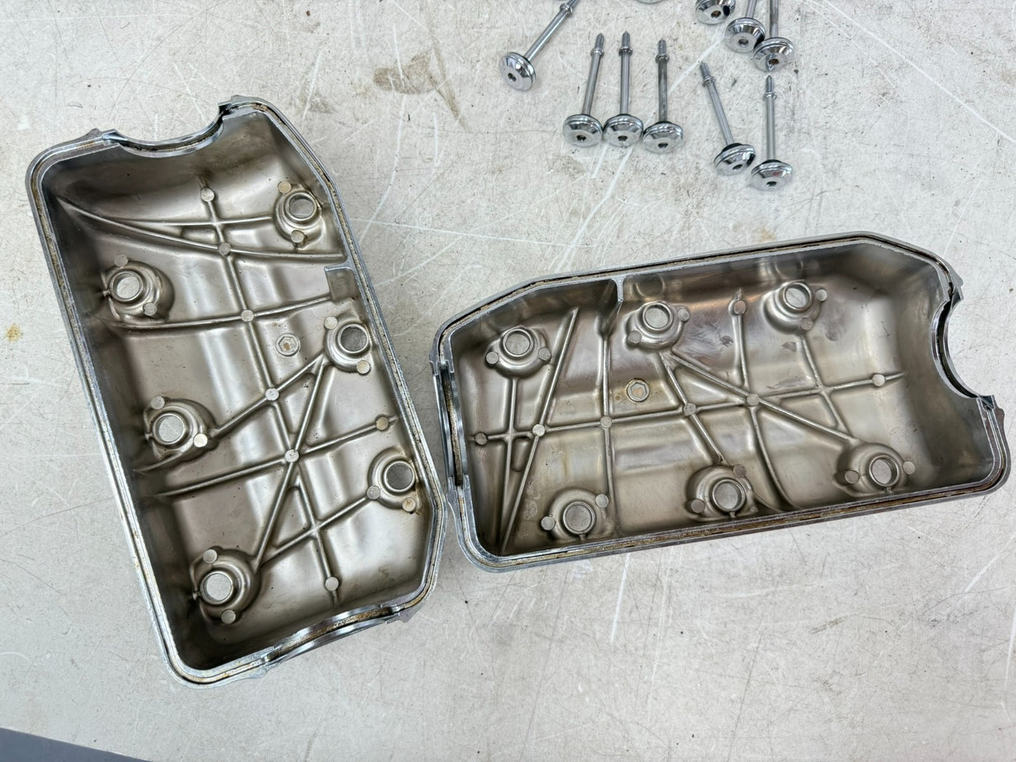 2001 HONDA VALKYRIE INTERSTATE  Valve Head Chrome Cover Bolts + MTG Hardware