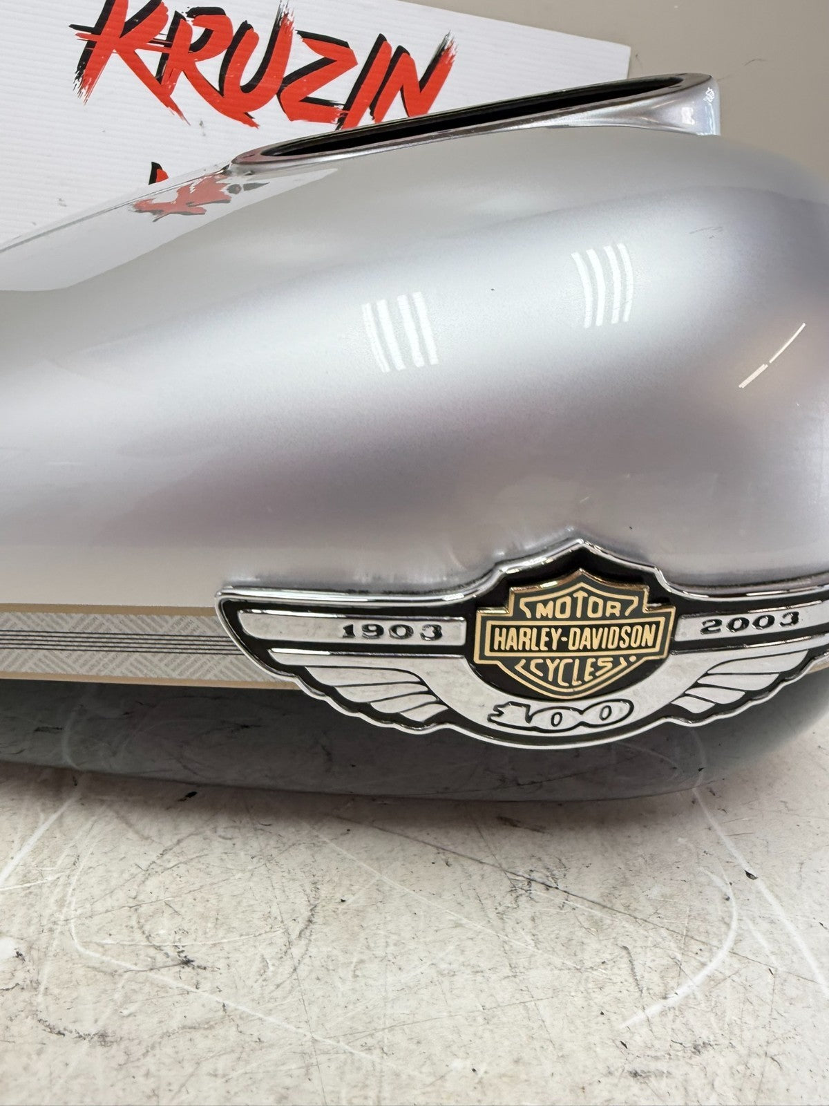 2003 HARLEY ELECTRA GLIDE Gas Fuel Tank Petrol w/ Badges 100th Anniversary