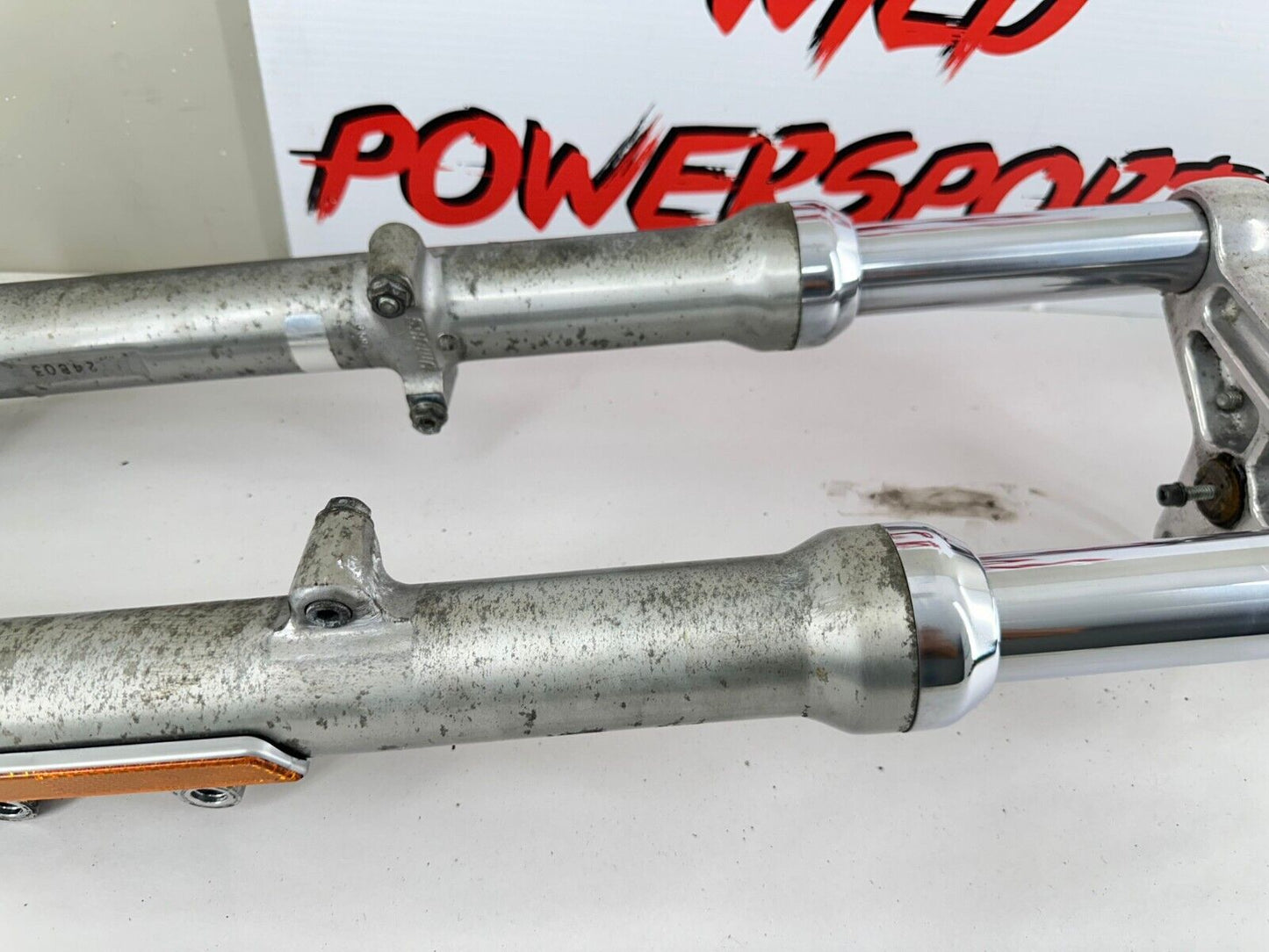 2003 Harley Davidson Sportster Forks Triple Clamp Narrow Glide Front End w/ Axle