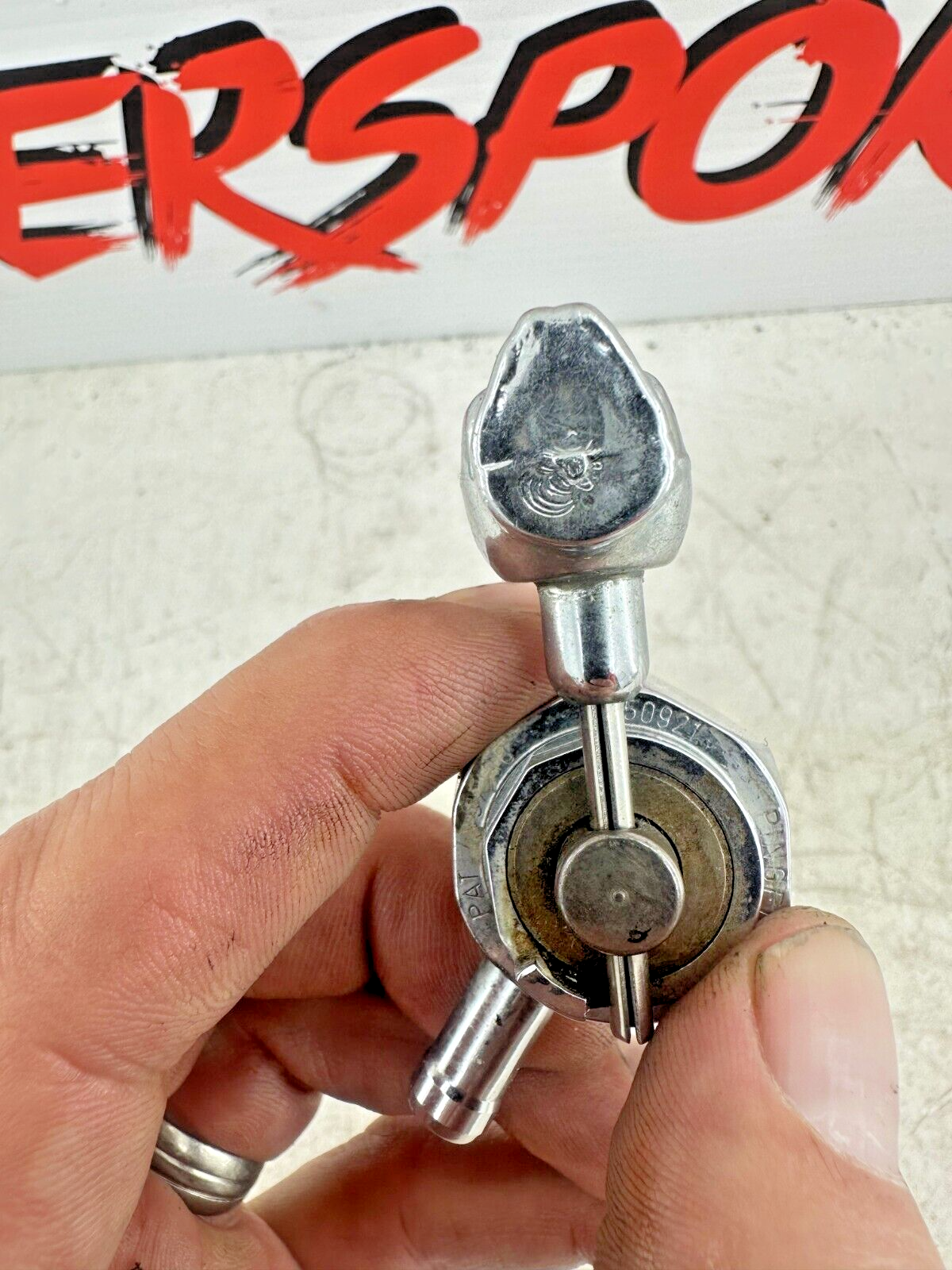 1998 HARLEY DAVIDSON SOFTAIL Pingel Fuel Gas Valve With Skull Lever