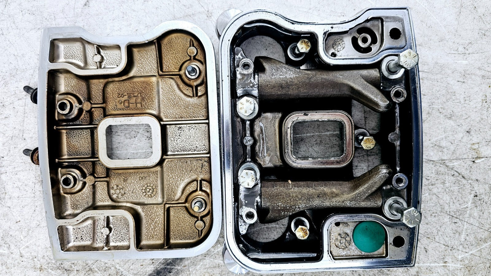 1995 HARLEY DYNA CONVERTIBLE Evo Evolution Chrome Engine Motor Rocker Box Cover