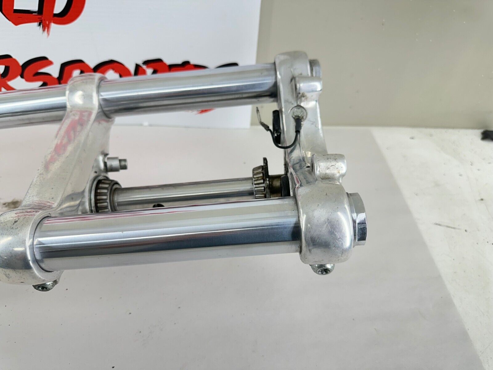 2003 Harley Davidson Sportster Forks Triple Clamp Narrow Glide Front End w/ Axle