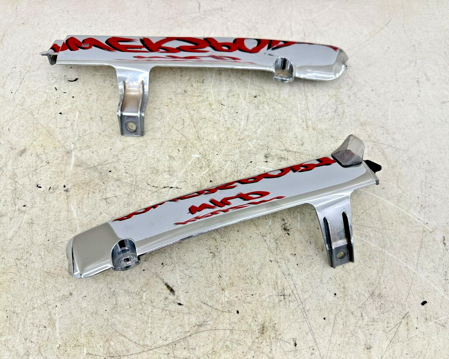 2004 Honda Goldwing GL1800 Chrome Right Left Injector Head Cover Fairing