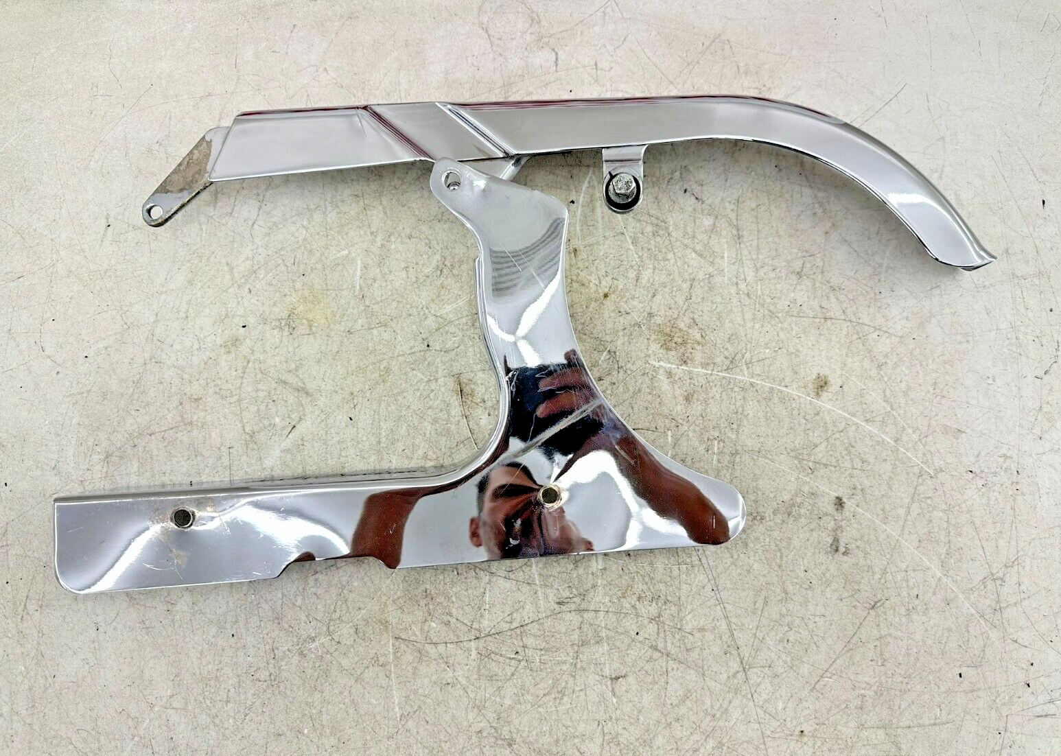 1996 HARLEY DAVIDSON SOFTAIL Chrome Upper + Lower Belt Guard Cover