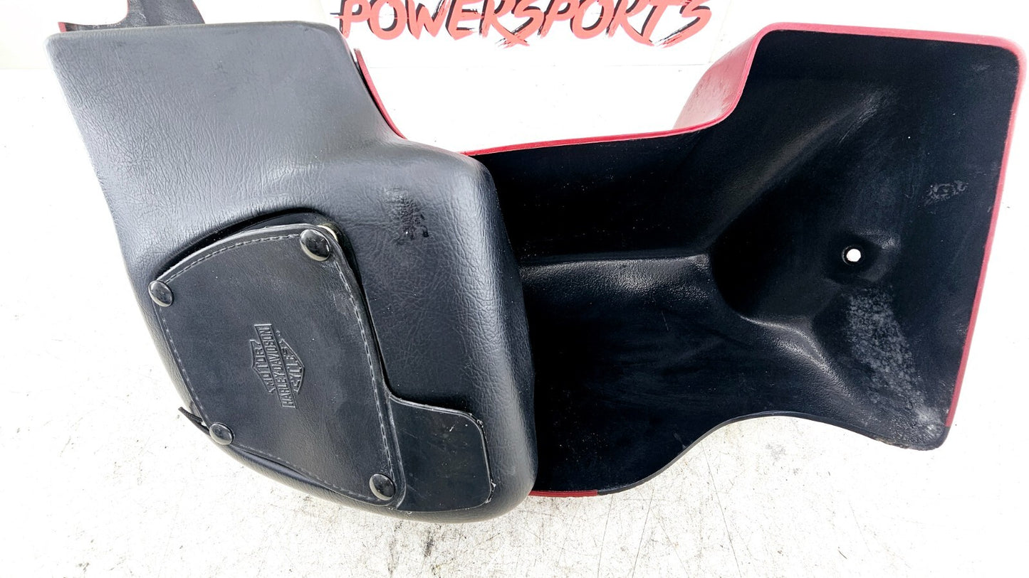 1998 HARLEY FLH ELECTRA GLIDE Left Lower Leg Fairing Cowl Panel RED BLACK OEM HD
