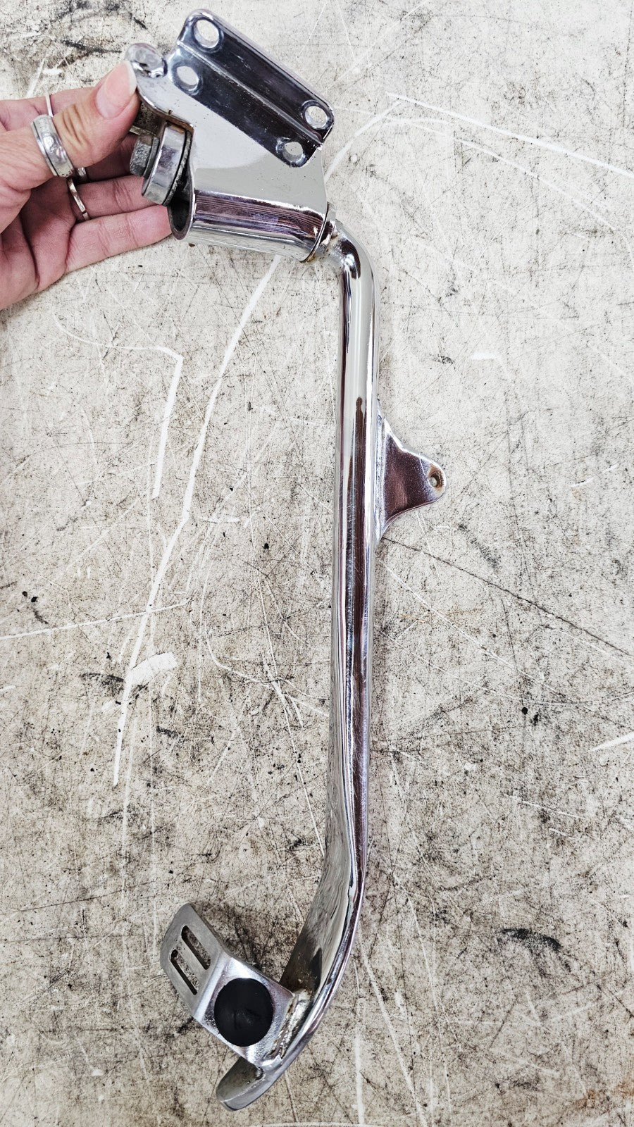 1999 HARLEY SOFTAIL Chome  Kickstand Jiffy Kick Side Stand