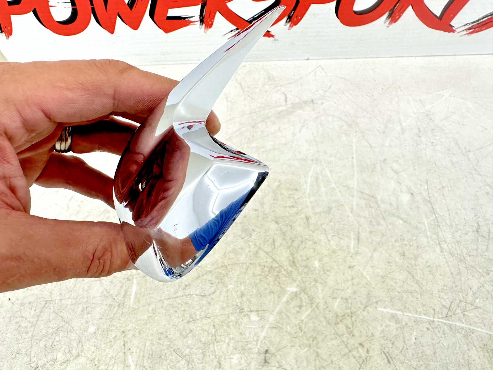 1999 HONDA VALKYRIE INTERSTATE OEM Chrome Front Fender Trim Tip Accent