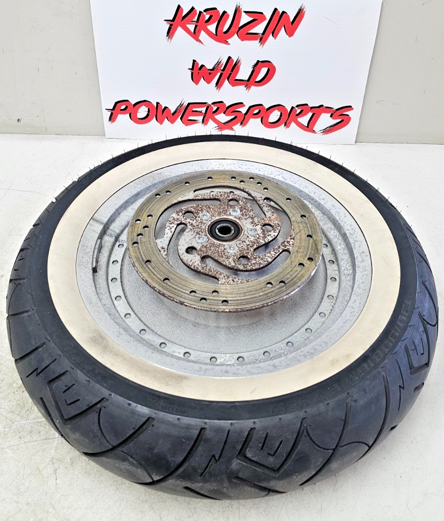 2002 HARLEY SOFTAIL Fatboy Solid Front Wheel Rim Tire OEM 16x3