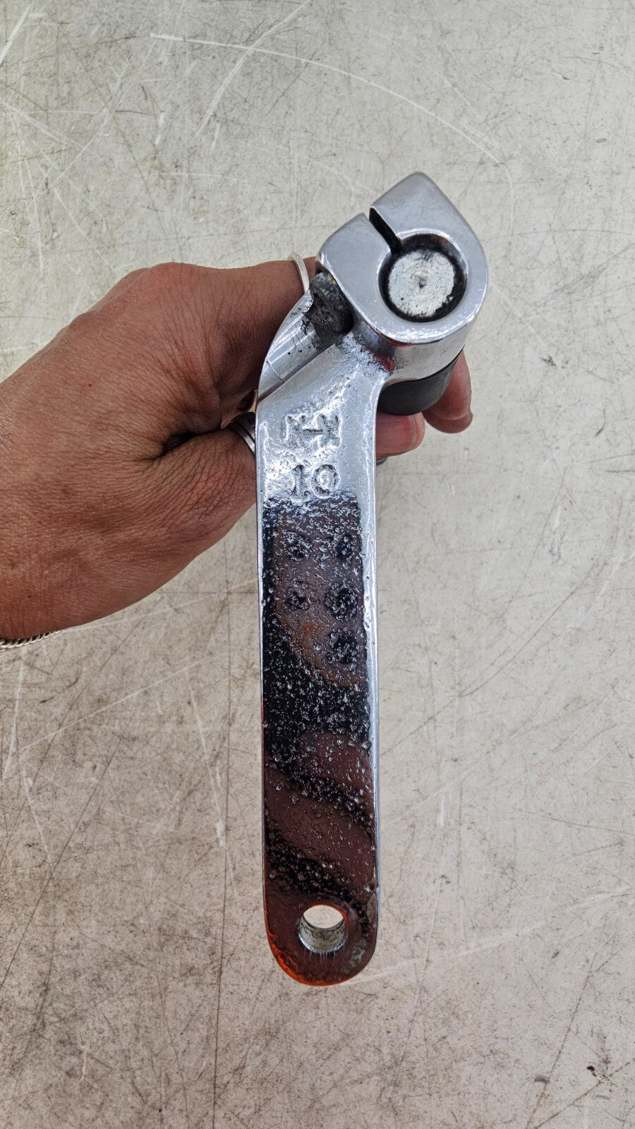 2000 HARLEY FLH ROADKING Chrome Heal Toe Shifter Shift Lever Linkage