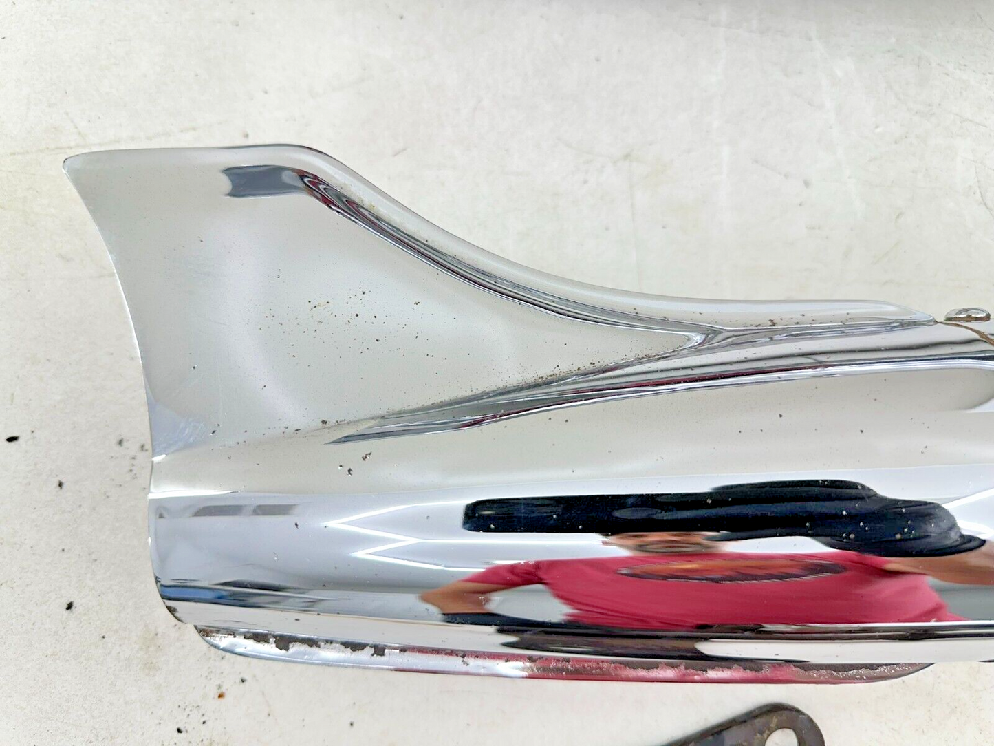 1995 HARLEY SOFTAIL Chrome Fish Tail Dual Exhaust System Header Muffler