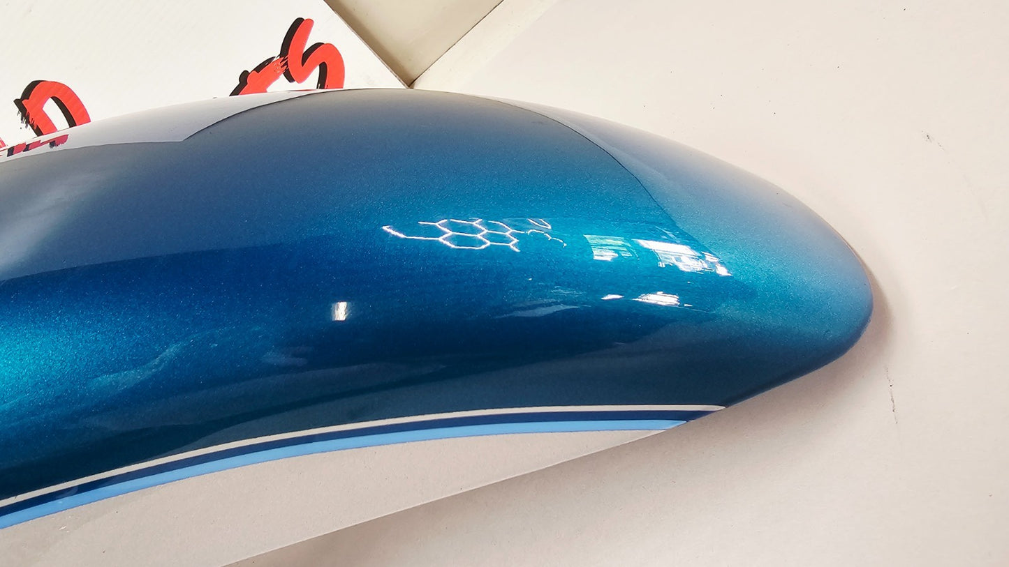 1995 HARLEY SOFTAIL FATBOY OEM Front Fender Aqua Pearl Silver Painted