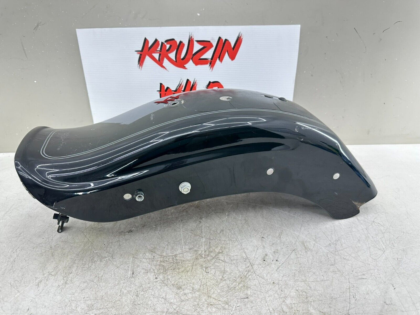 2007 HARLEY SOFTAIL CUSTOM OEM HD Genuine Rear Fender Brake Light Black