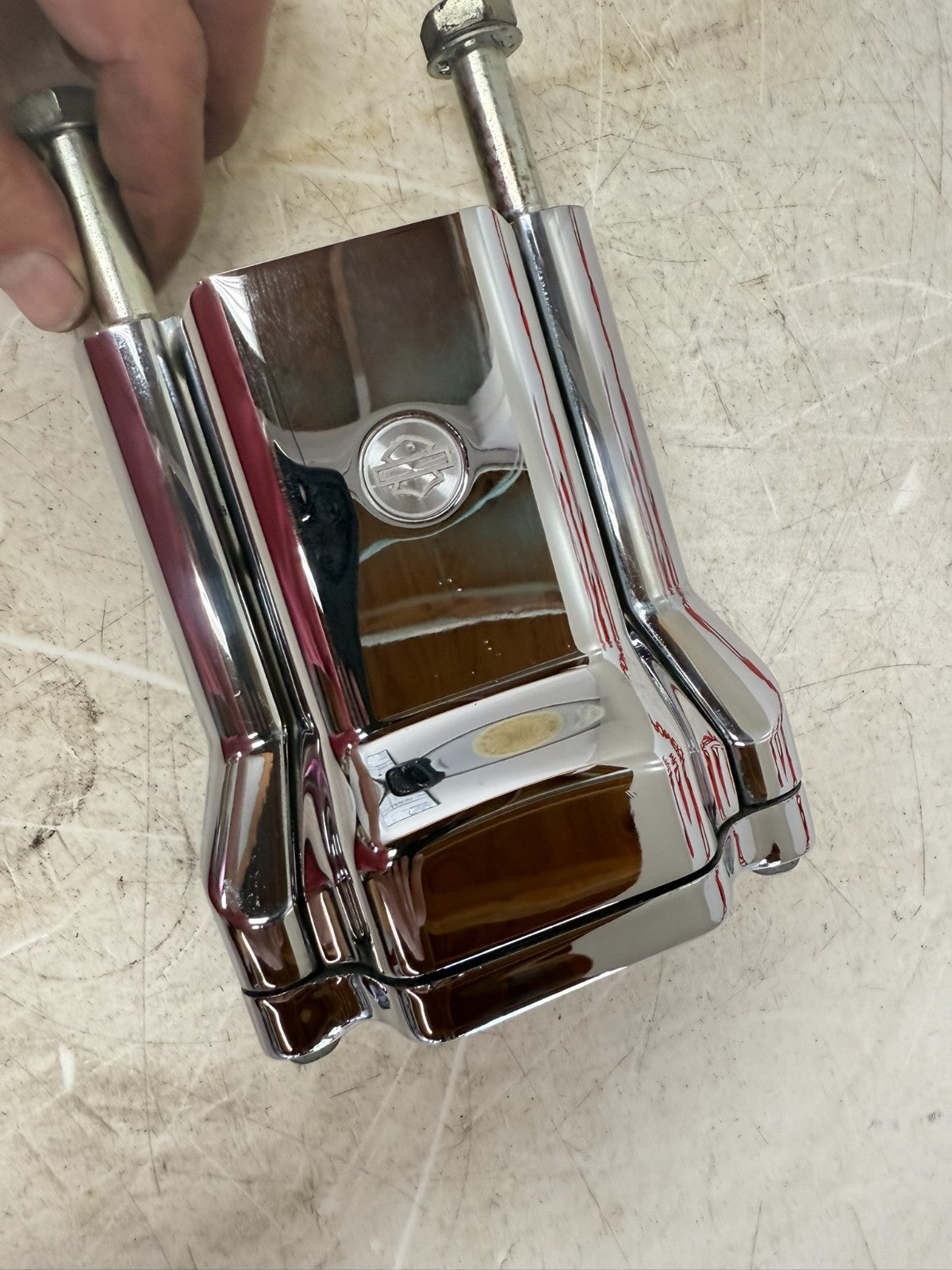 2003 Harley Davidson Sportster Handlebar Clamp Riser Clamp Chrome