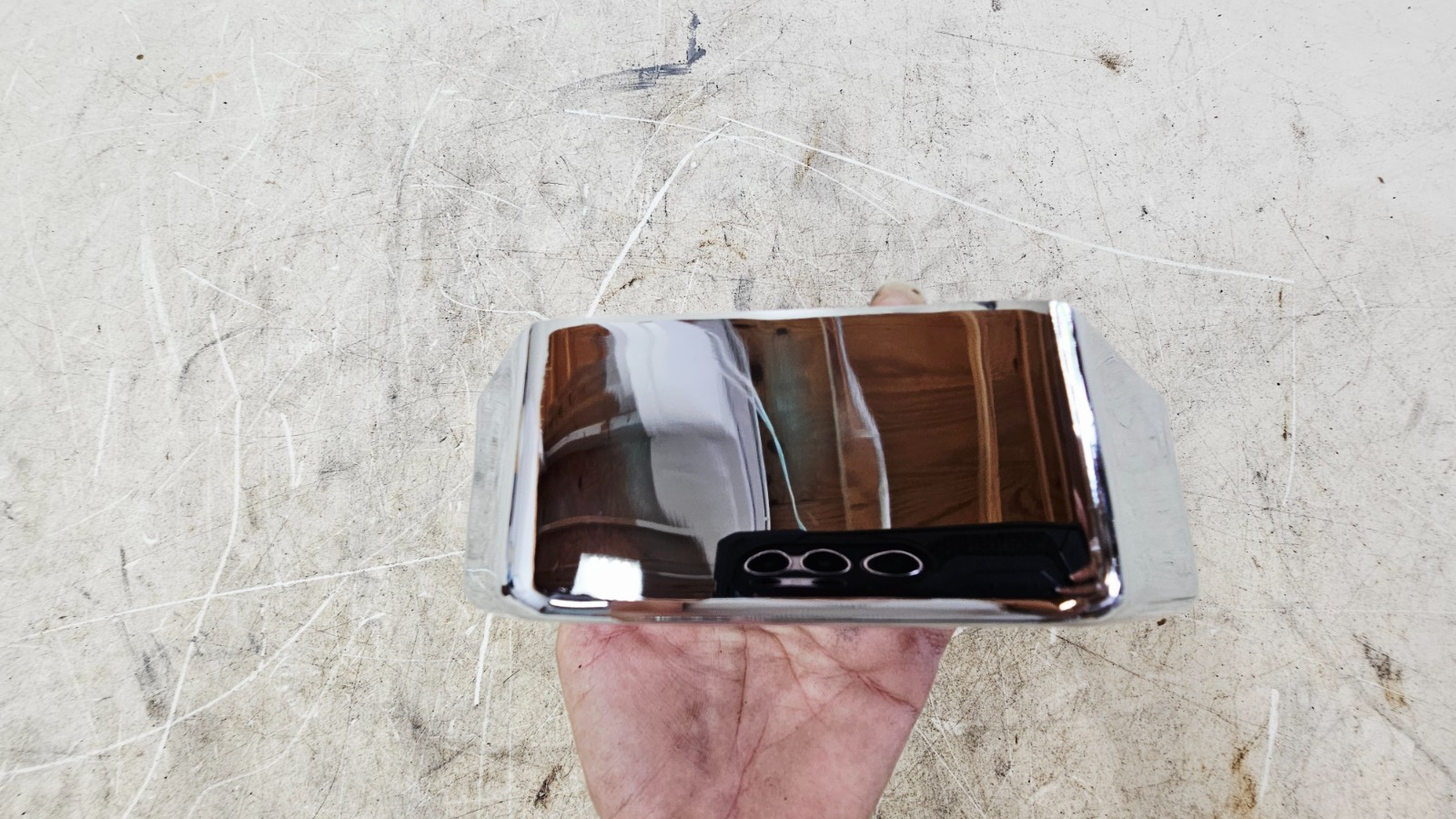 1996 HARLEY SOFTAIL Chrome Rear Master Cylinder Cover