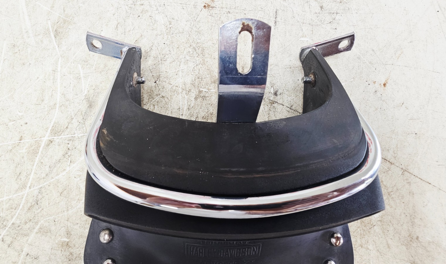 1996 HARLEY FLH ELECTRA GLIDE Rear Fender Bumper Mud Flaps w/ Studs