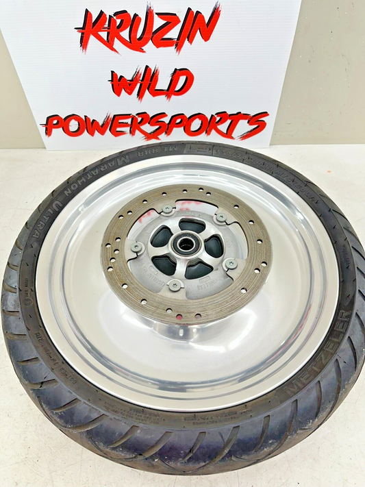 2003 Harley Davidson V Rod VRSCA 19x3 Solid Front Wheel Rim Brake Rotors