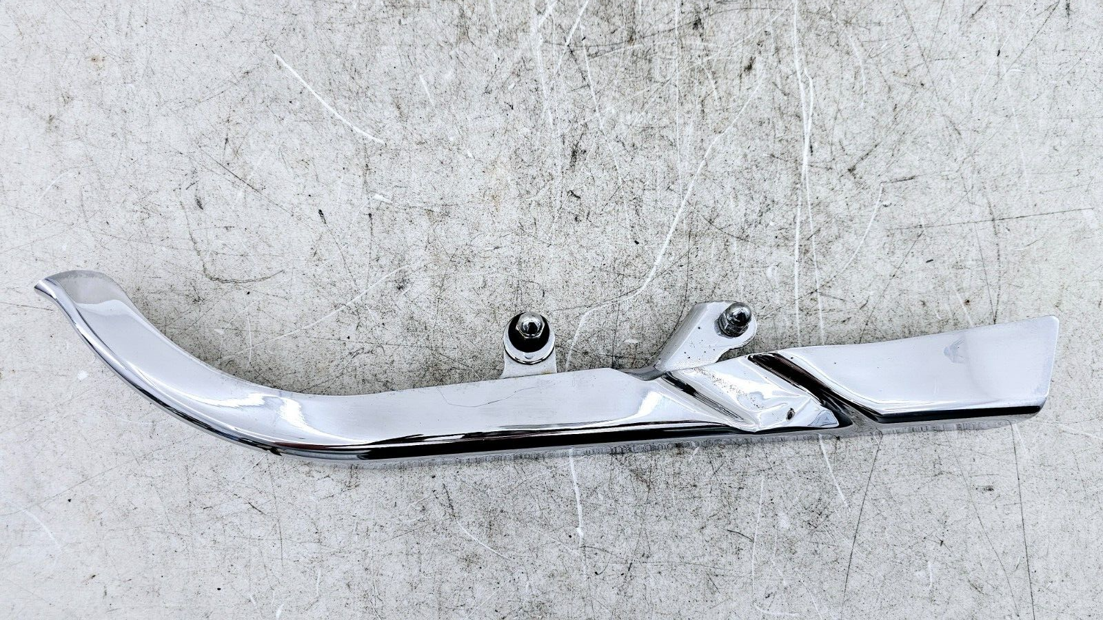 1999 HARLEY SOFTAIL Chrome Upper Belt Cover Guard + Black Lower