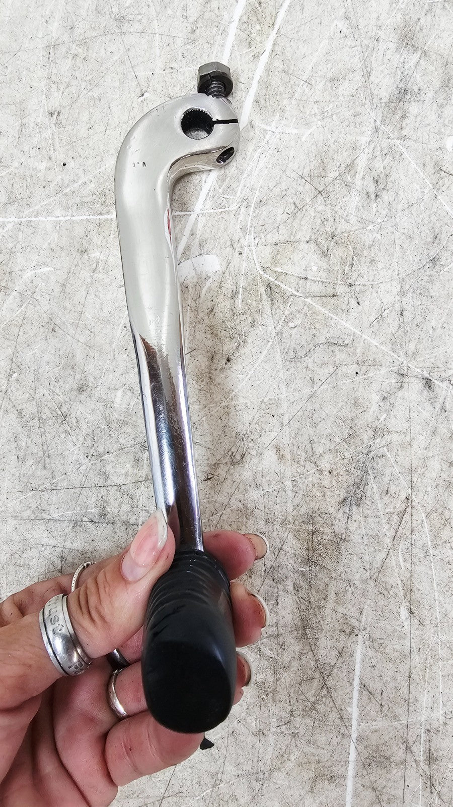 1997 HARLEY DYNA Mid Control Chrome Shifter Shift Lever Pedal