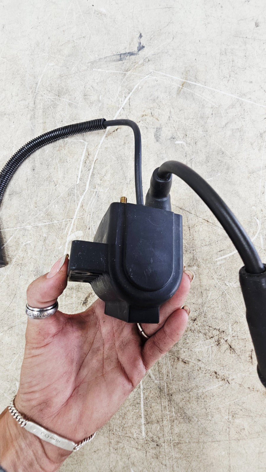 1996 HARLEY SOFTAIL Ignition Coils + Plug Wires 31614-83A Twin Fire OEM