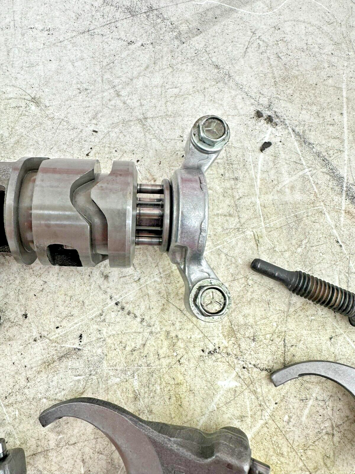 2003 HARLEY ELECTRA GLIDE classic OEM HD Transmission Shift Drum + Forks + Bowl