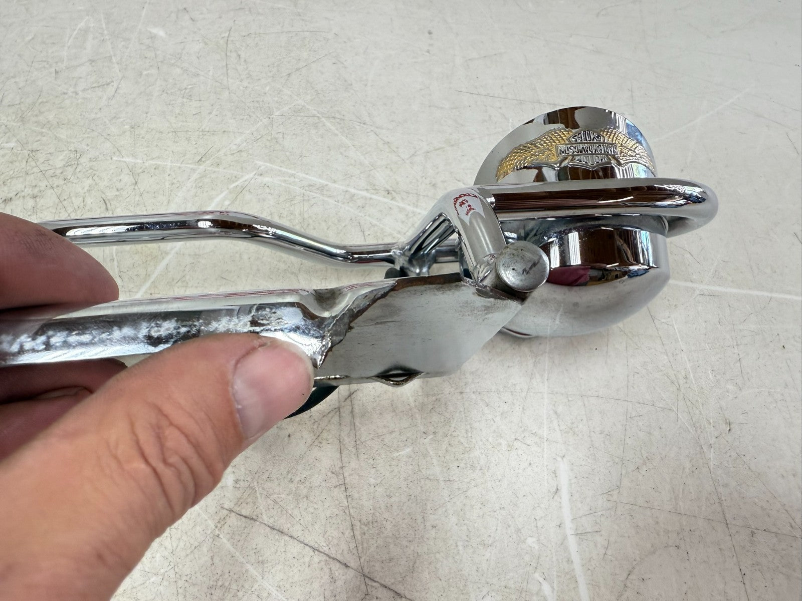 2003 HARLEY ELECTRA GLIDE License Plate Tag Mount Tail Light Bar