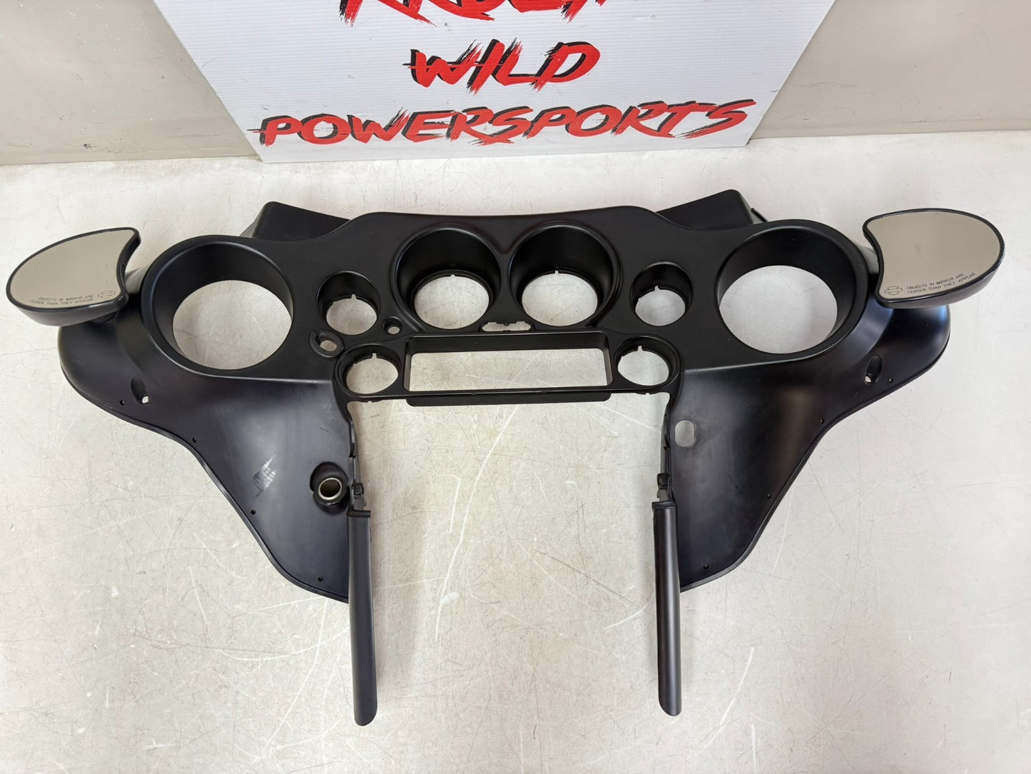 2003 HARLEY ELECTRA GLIDE Front Upper Batwing Inner Fairing Rearview Side Mirror
