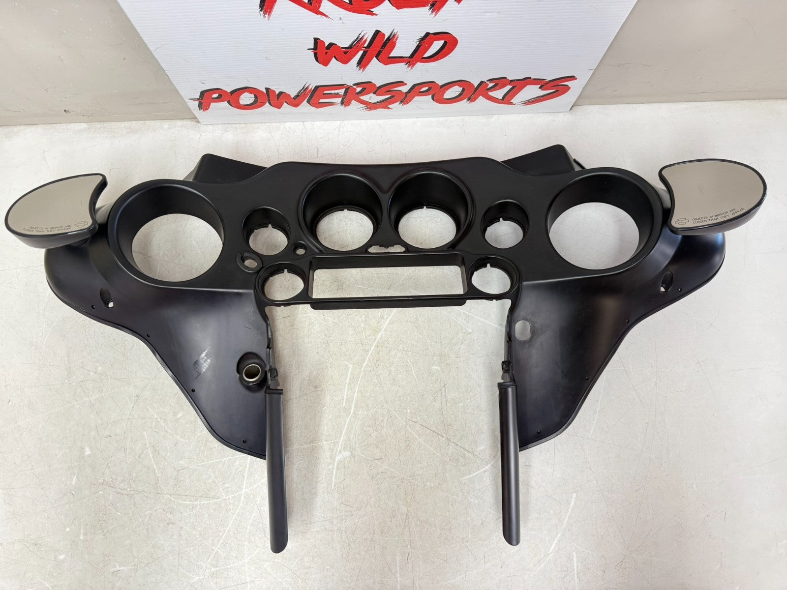2003 HARLEY ELECTRA GLIDE Front Upper Batwing Inner Fairing Rearview Side Mirror