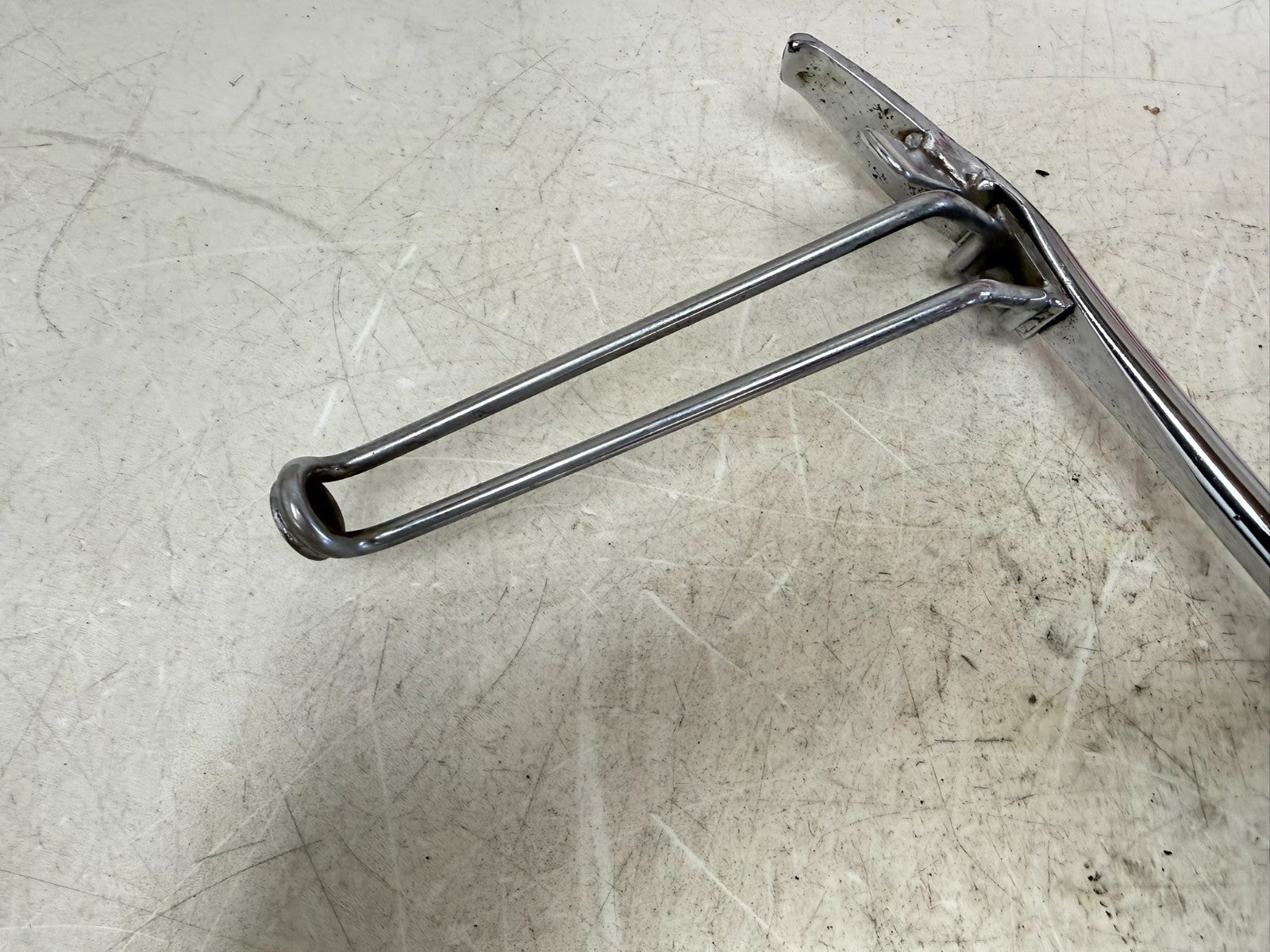 1995 HARLEY FLH ELECTRA GLIDE OEM Left Side Jiffy Kick Stand Chrome W/ Extension