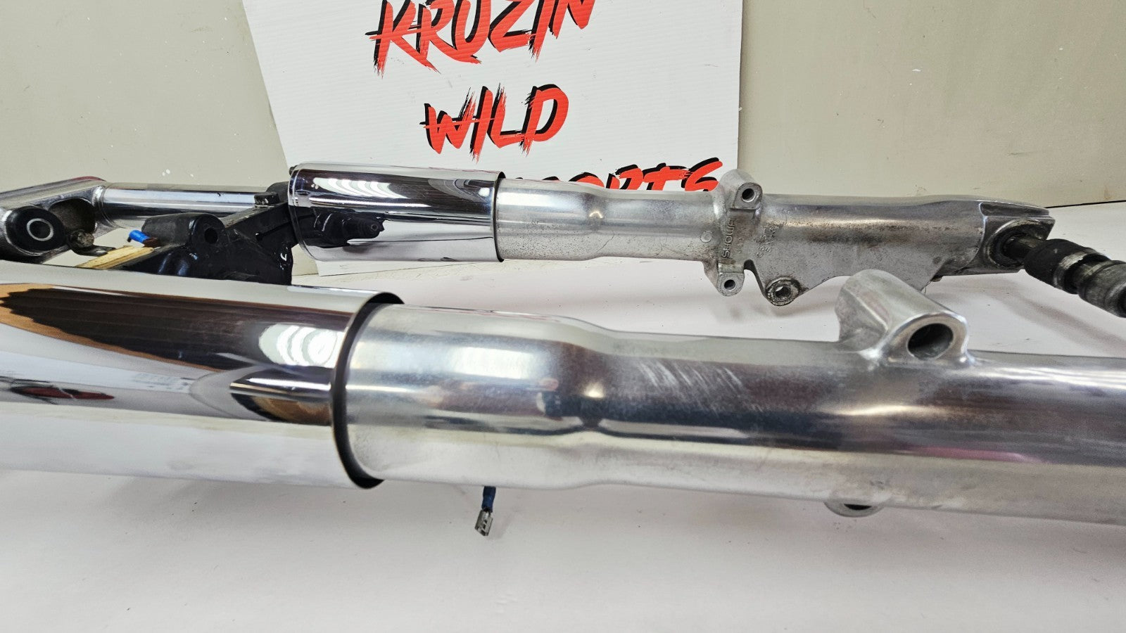 1995 HARLEY SOFTAIL FATBOY 41mm Front Fork Suspension Front End Triple Tree OEM