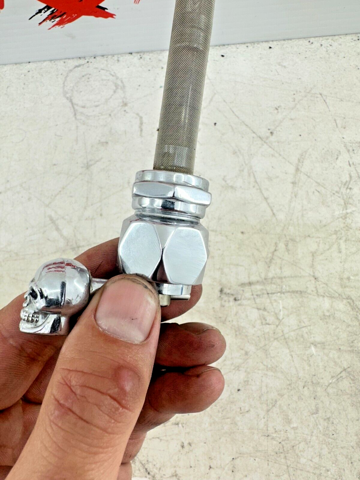 1998 HARLEY DAVIDSON SOFTAIL Pingel Fuel Gas Valve With Skull Lever