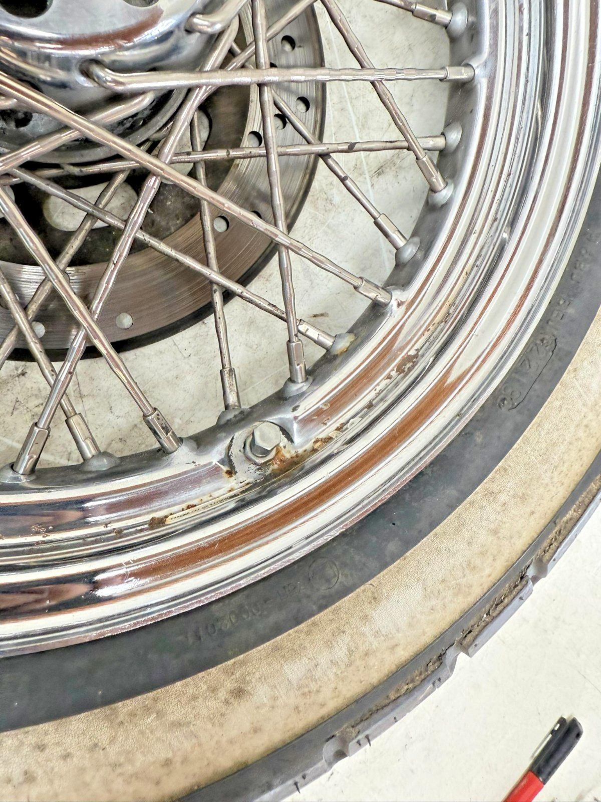 1997 HARLEY DAVIDSON SOFTAIL Front Wheel Rim Tire Laced Brake Rotor 16x3