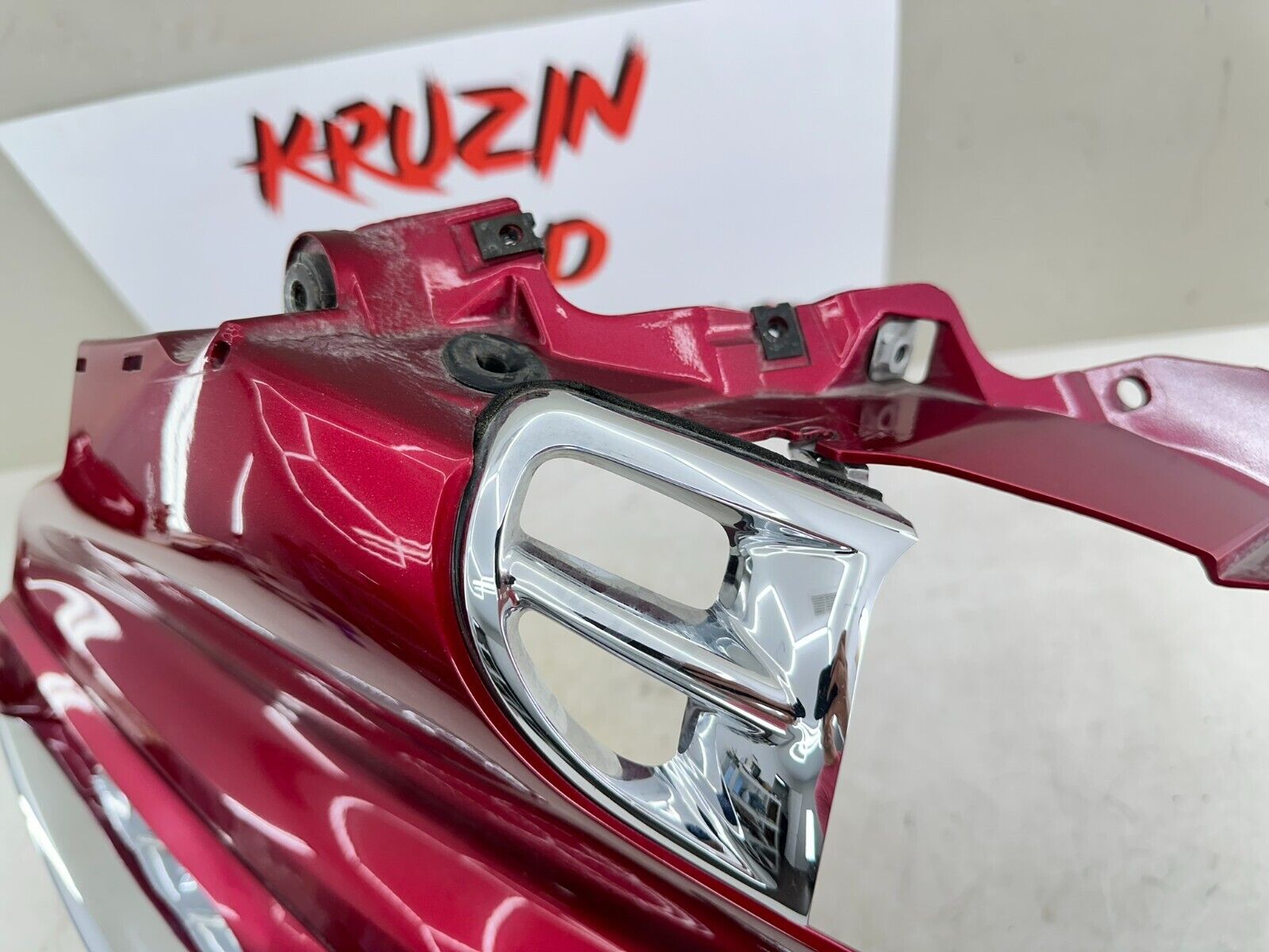 2004 Honda Goldwing GL1800 Red Right Side Headlight Fairing Cowl Panel