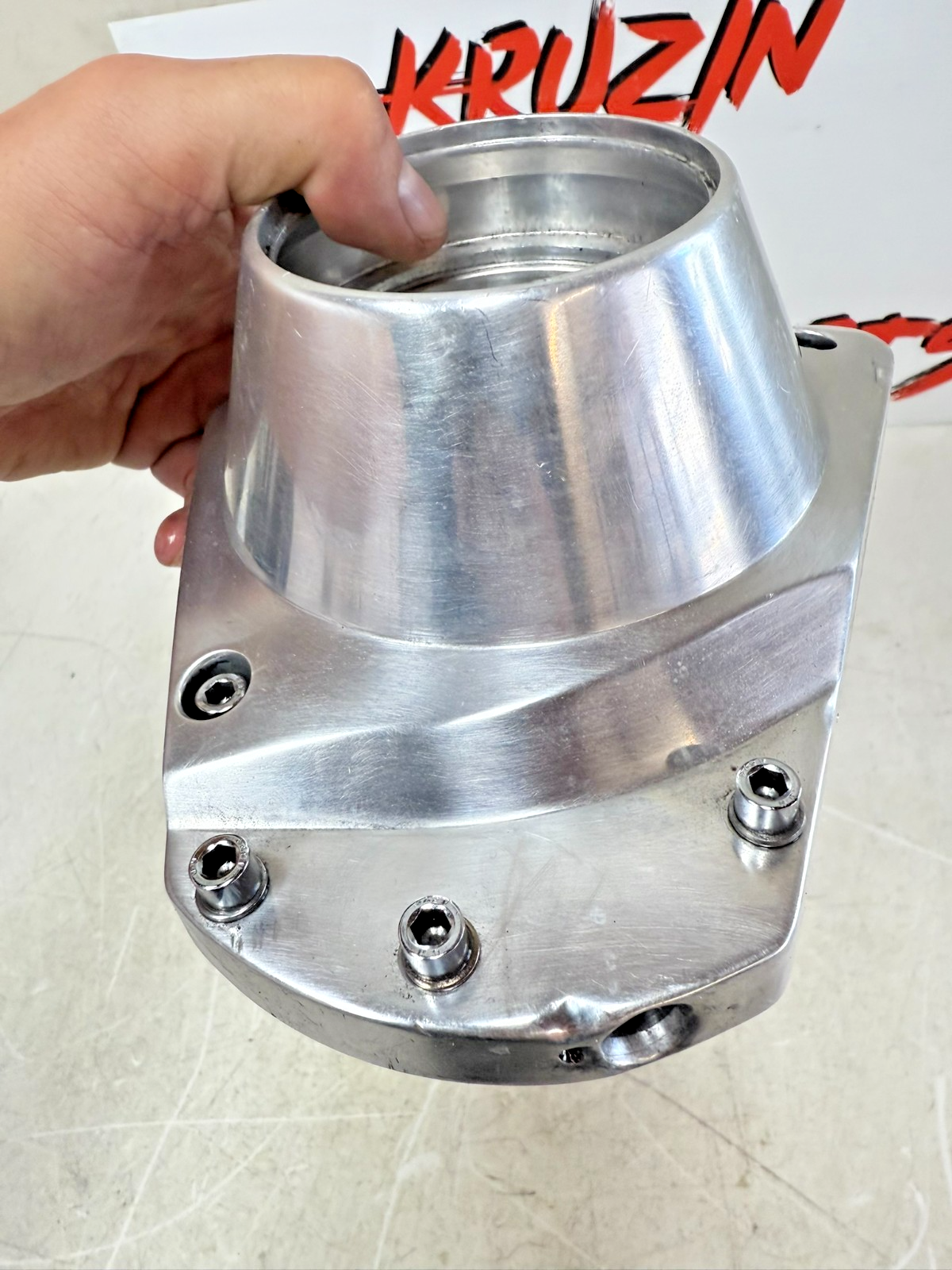 1997 HARLEY DAVIDSON SOFTAIL EVO Billet Aluminum Engine Nose Cone Cam Cover S&S?